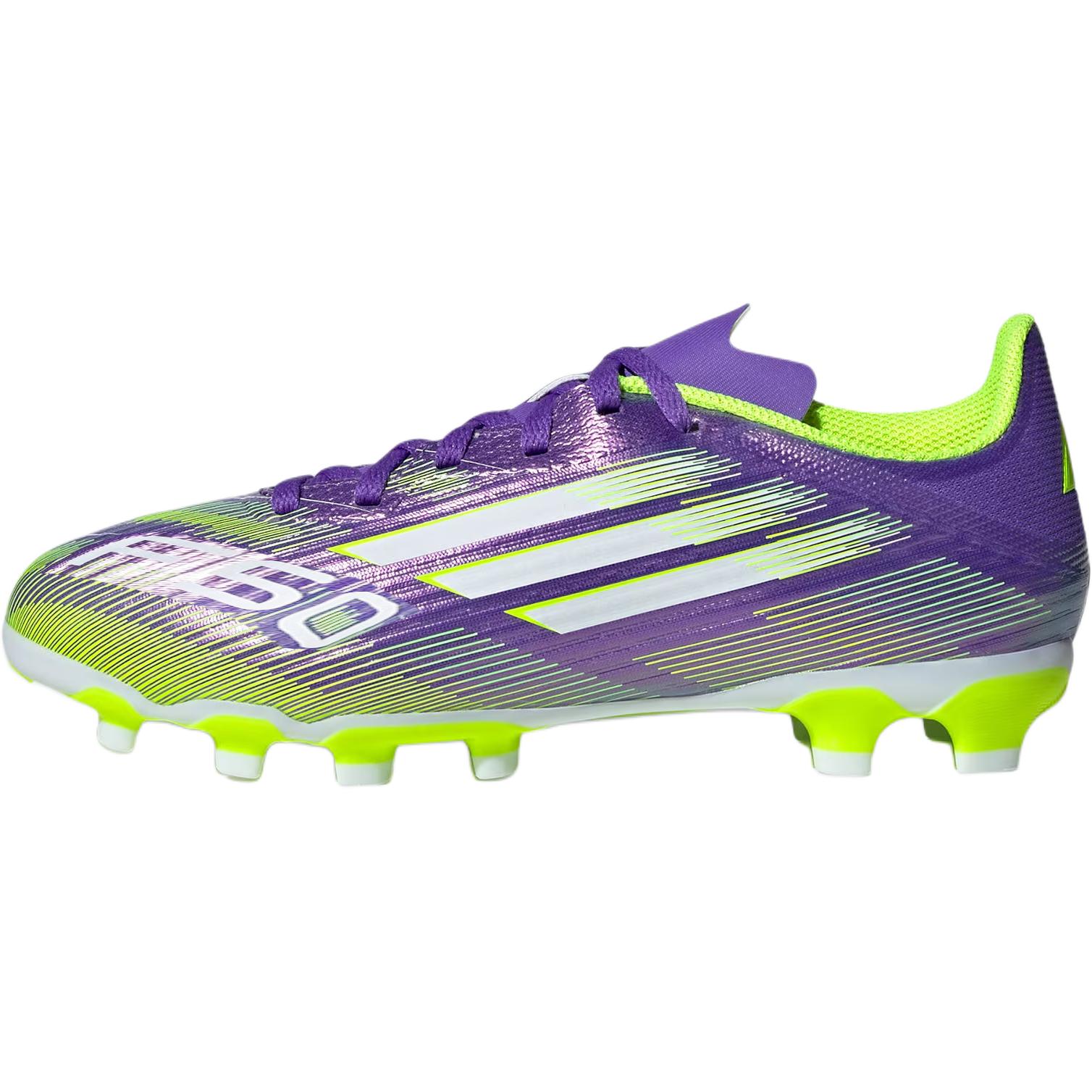 New Adidas F50 League Low Top Kids Soccer Shoes Purple/White/Bright Lemon Kids JH7752 33
New Adidas F50 League Low Top Kids Soccer Shoes Purple/White/Bright Lemon Kids JH7752 33