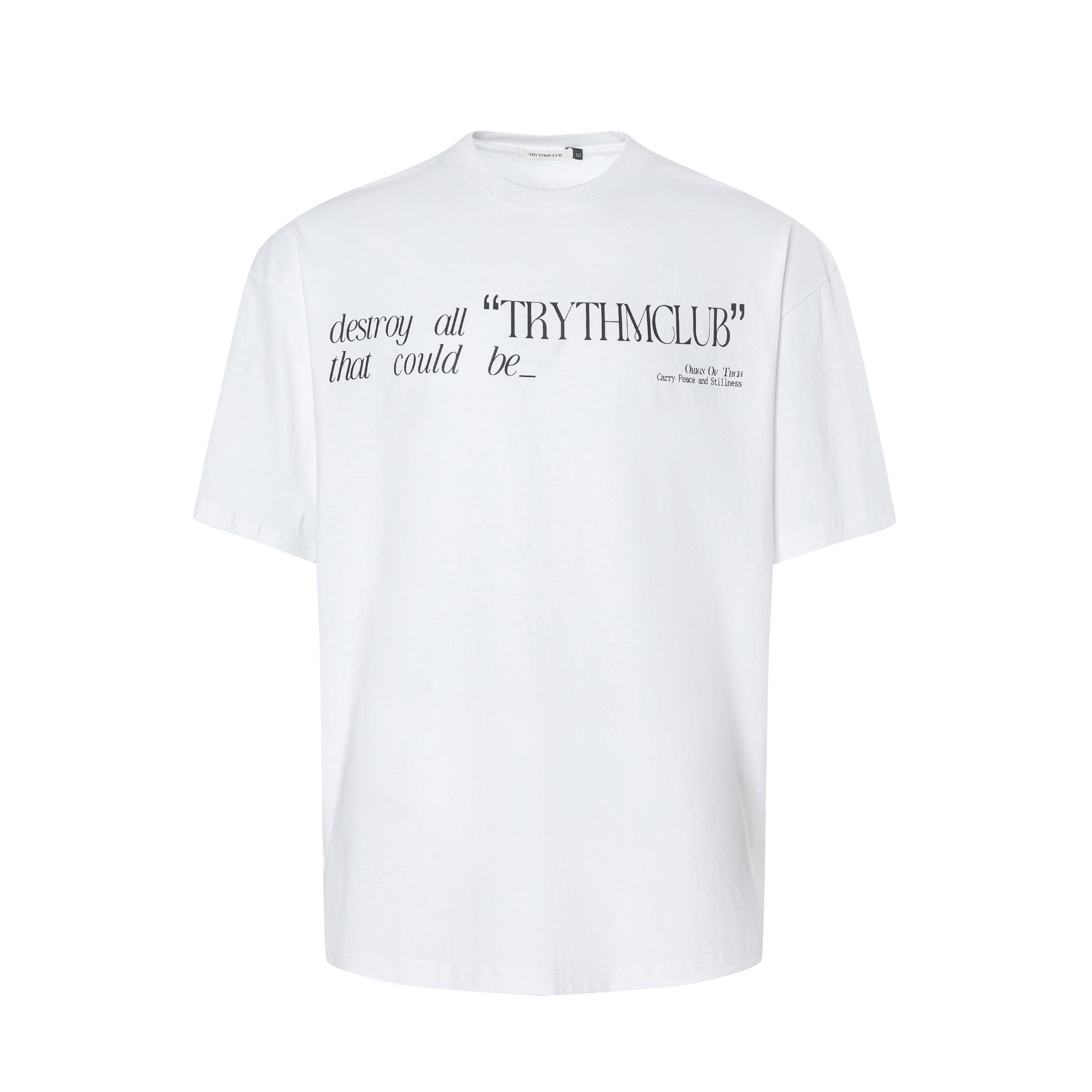 TRYTHMCLUB American High Street Slogan Cotton Loose Summer Tee XXL брудно-білий
TRYTHMCLUB American High Street Slogan Cotton Loose Summer Tee XXL брудно-білий