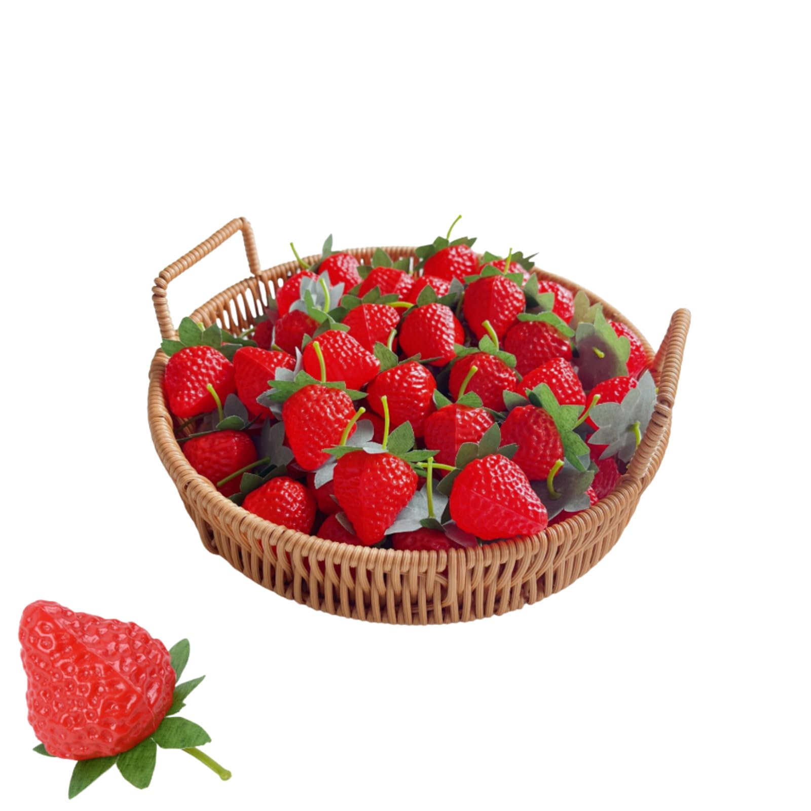 HaOhana Strawberry Sample Food Strawberries 50 Pieces Fake Fruit Fruits Realistic Model червоний
HaOhana Strawberry Sample Food Strawberries 50 Pieces Fake Fruit Fruits Realistic Model червоний