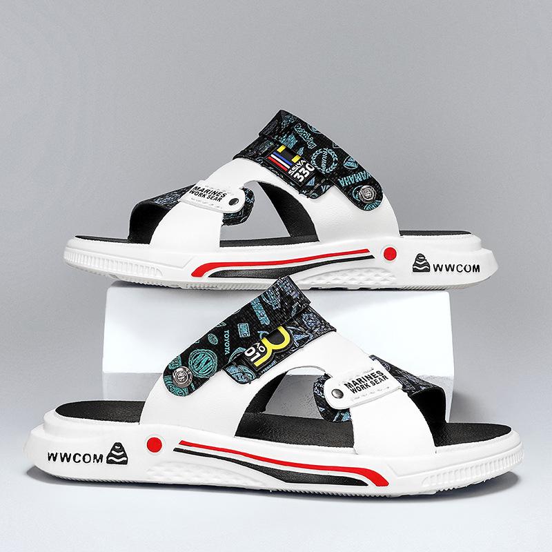 Men s sandals summer new fashion slippers men s one-word drag two wear casual beach shoes men s shoes 39
Men s sandals summer new fashion slippers men s one-word drag two wear casual beach shoes men s shoes 39