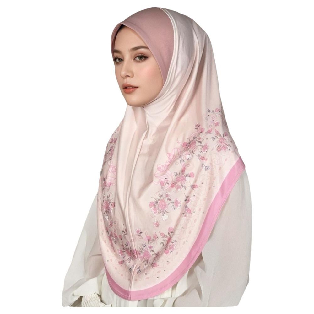 Adjustable Printed Arab Lady Headscarf Breathable Hijab Head Wrap Women розовый/белый
Adjustable Printed Arab Lady Headscarf Breathable Hijab Head Wrap Women розовый/белый