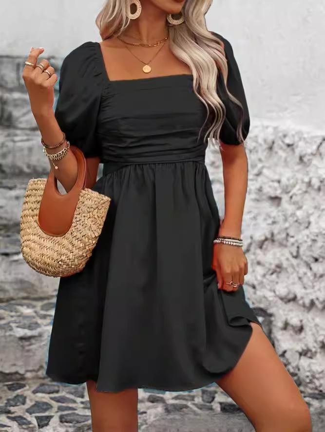 Blue Square Neck Puff Sleeve Midi Dress with Floral Print, Summer Casual Dress for Women XXL чорний
Blue Square Neck Puff Sleeve Midi Dress with Floral Print, Summer Casual Dress for Women XXL чорний