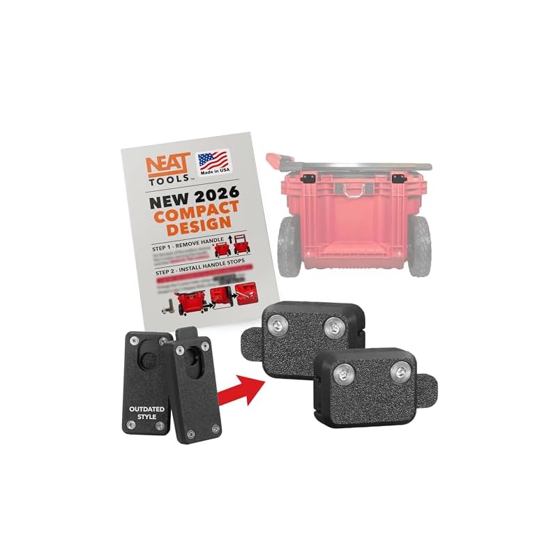 Neat Tools All New Neat Tools Handle Quick Release Pin Kit for Milwaukee PACKOUT Rolling Toolbox PACKOUTMOD
Neat Tools All New Neat Tools Handle Quick Release Pin Kit for Milwaukee PACKOUT Rolling Toolbox PACKOUTMOD
