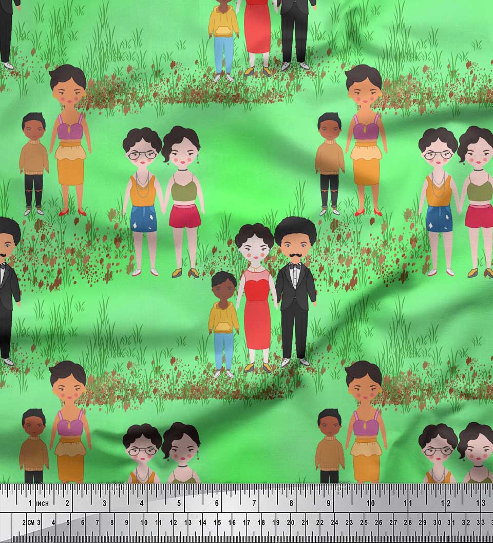 Soimoi Purple Japan Crepe Satin Тканина Садова тема Людська фігура Декор Тканина Друкований метр 42 дюйма 42 Inch Wide - Poly Crepe зелений
Soimoi Purple Japan Crepe Satin Тканина Садова тема Людська фігура Декор Тканина Друкований метр 42 дюйма 42 Inch Wide - Poly Crepe зелений