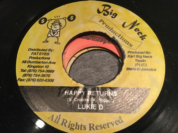 7-дюймовая пластинка LUKIE D - Happy Returns НИКАКОЙ Big Neck Produc Ямайский Регги, Ска и Даб Б/У
7-дюймовая пластинка LUKIE D - Happy Returns НИКАКОЙ Big Neck Produc Ямайский Регги, Ска и Даб Б/У