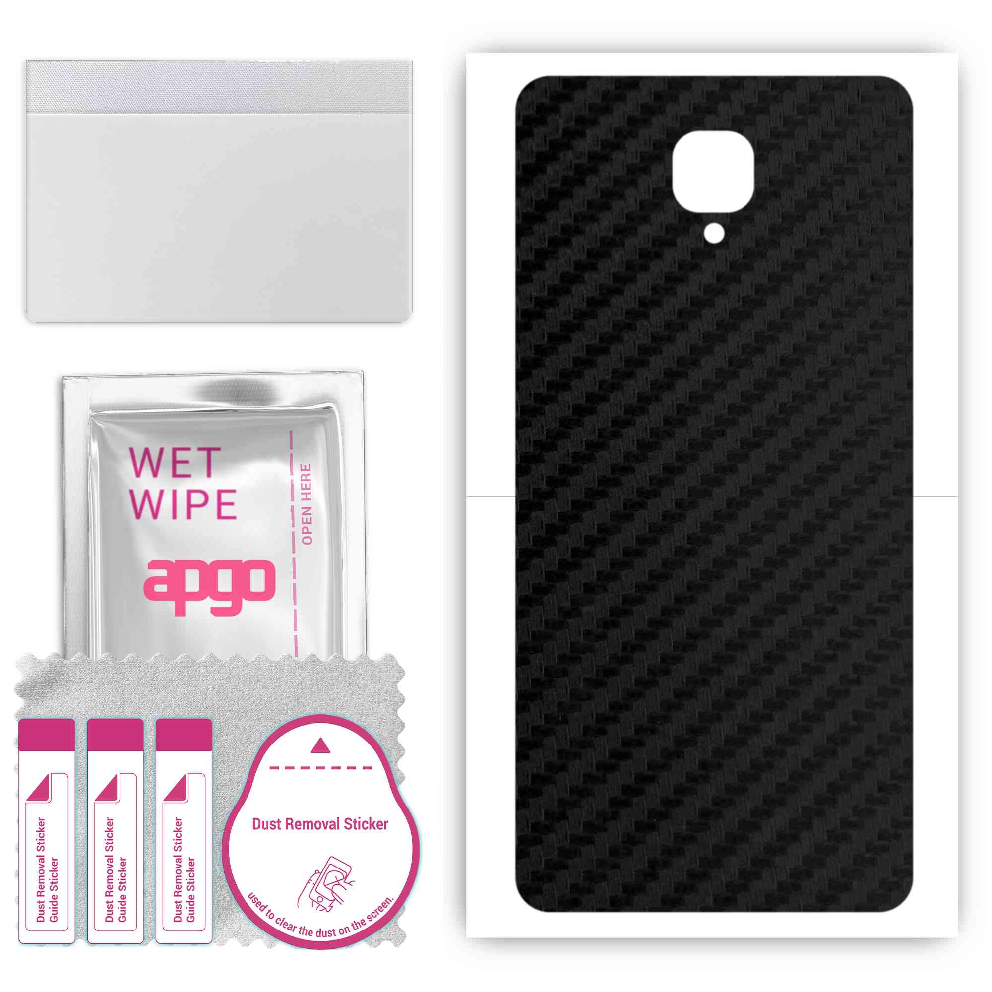 apgo Protective Skin Sticker for the back compatible with OnePlus 3, Wrap Film, Foil, Vinyl - Pattern Carbon Black
apgo Protective Skin Sticker for the back compatible with OnePlus 3, Wrap Film, Foil, Vinyl - Pattern Carbon Black