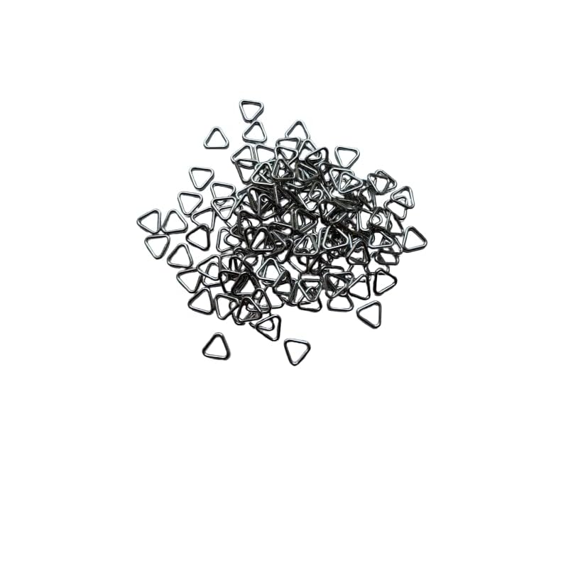 silver color triangular ring parts 80 pieces Approximately 6.8mm Smaller handmade materials deco materials for dolls for dolls Metal fittings fastener
silver color triangular ring parts 80 pieces Approximately 6.8mm Smaller handmade materials deco materials for dolls for dolls Metal fittings fastener