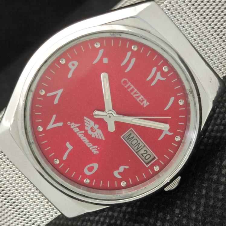 USED VINTAGE CITIZEN AUTOMATIC 8200 JAPAN MENS ARABIC RED WATCH 608k-a317293-2 SKU608k-a317293
USED VINTAGE CITIZEN AUTOMATIC 8200 JAPAN MENS ARABIC RED WATCH 608k-a317293-2 SKU608k-a317293