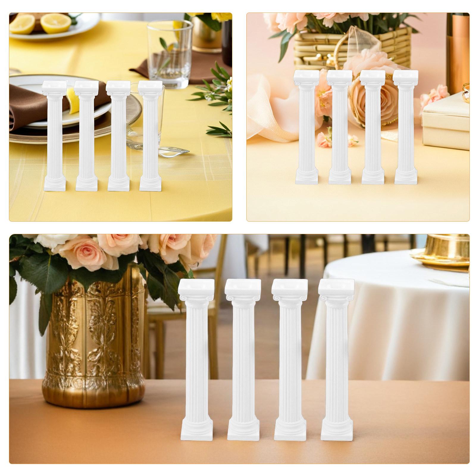 4Pcs Roman Pillar Statue Decor Miniature Roman Column for Wedding Party DIY Home Garden Entry Way Decor Photo Prop Sand Table 12.5X3.2X3.2CM
4Pcs Roman Pillar Statue Decor Miniature Roman Column for Wedding Party DIY Home Garden Entry Way Decor Photo Prop Sand Table 12.5X3.2X3.2CM