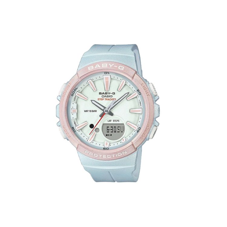 Casio Baby-G Series Fashion Trend Color Block Street Classic Pointer Dual Display Sports Waterproof Quartz Movement Watch Women watches BGS-100SC-2A Pink Blue Watch Case
Casio Baby-G Series Fashion Trend Color Block Street Classic Pointer Dual Display Sports Waterproof Quartz Movement Watch Women watches BGS-100SC-2A Pink Blue Watch Case