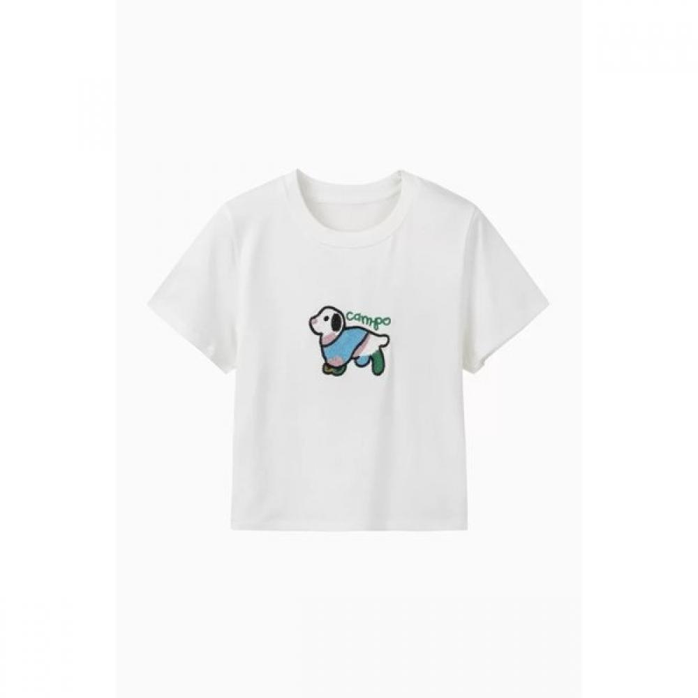 BeneTTon Puppy Embroidery STreTch T shirT baTs89631 WH (white)/44
BeneTTon Puppy Embroidery STreTch T shirT baTs89631 WH (white)/44