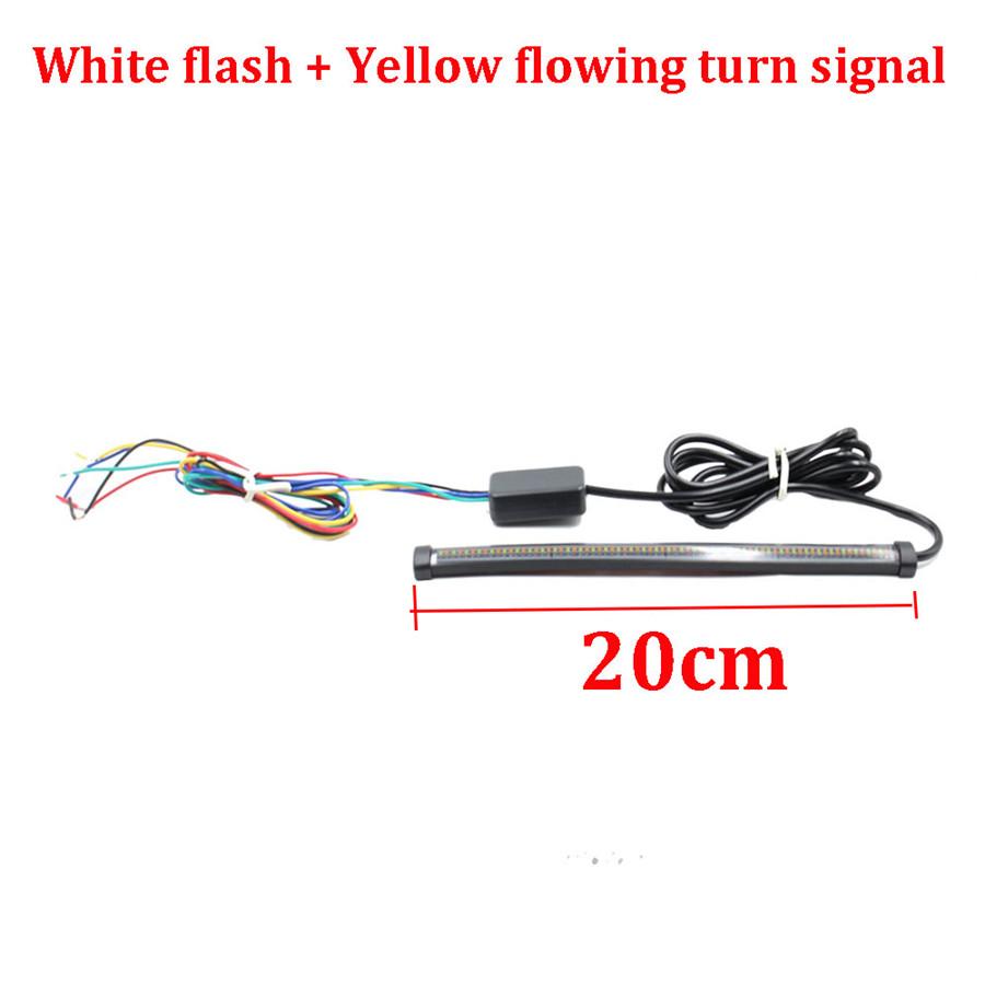 Smoked black 20cm motorcycle car taillight light guide two-color flowing turn signal led motorcycle turn light
Smoked black 20cm motorcycle car taillight light guide two-color flowing turn signal led motorcycle turn light