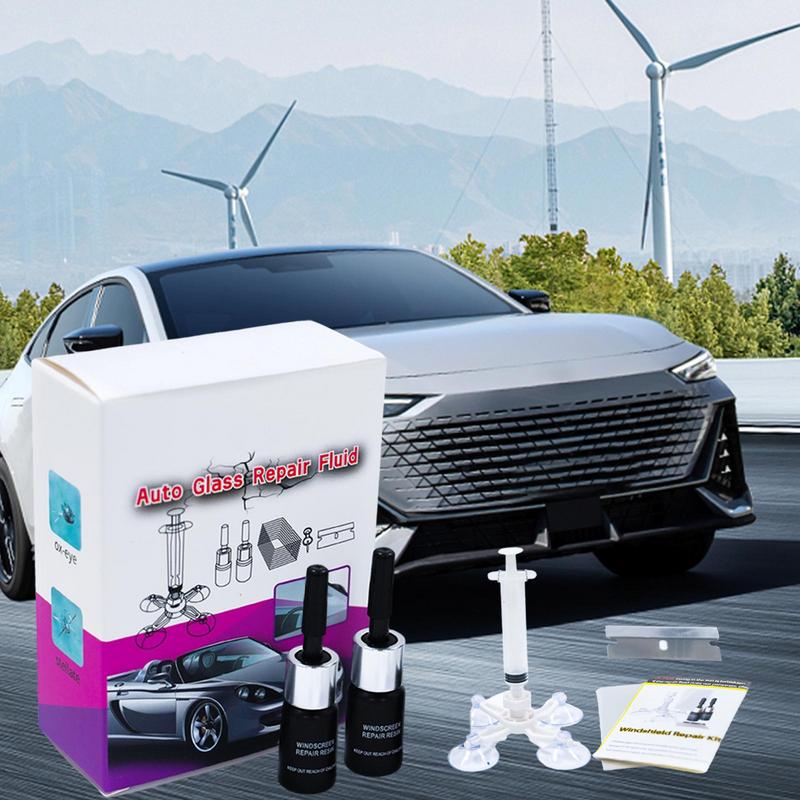 Windshield Crack Repair Kit Automotive Glass Fluid with Pressure Syringe Automotive Windscreen Tool for Chips and Cracks CHINA
Windshield Crack Repair Kit Automotive Glass Fluid with Pressure Syringe Automotive Windscreen Tool for Chips and Cracks CHINA