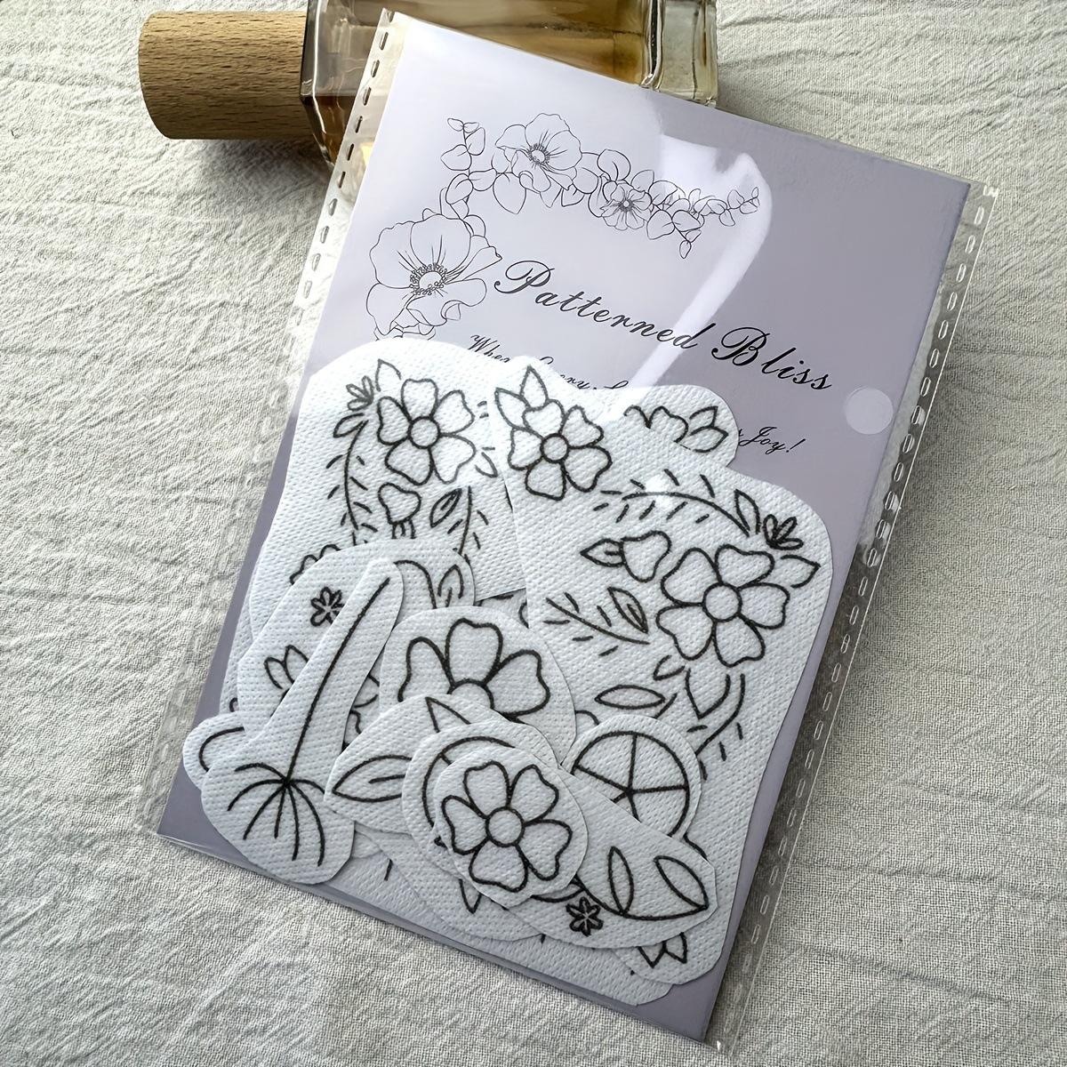 Floral Pocket Embroidery Stickers - Washable, Stable DIY Patch Designs with Water-Soluble Ink, Perfect for Jeans & Accessories белый
Floral Pocket Embroidery Stickers - Washable, Stable DIY Patch Designs with Water-Soluble Ink, Perfect for Jeans & Accessories белый