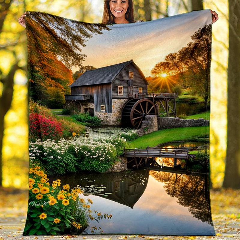 European Town Night Scenery Fleece Printed Flannel Blanket, Warm Soft Throw Sofa Bed Blanket 80cm x 120cm
European Town Night Scenery Fleece Printed Flannel Blanket, Warm Soft Throw Sofa Bed Blanket 80cm x 120cm