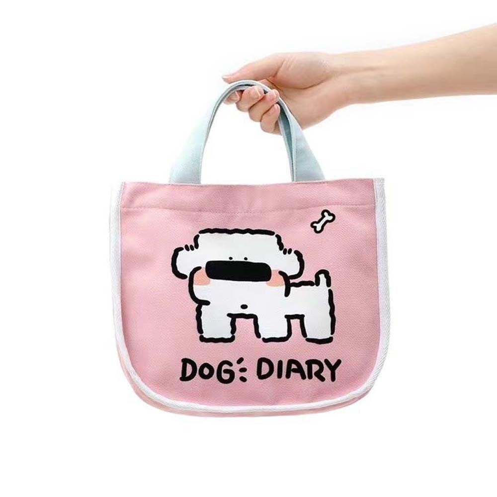 Letter Canvas Dog Tote Bag Bichon Frise Animal Handbag Cute Cartoon Bucket Bag Female/Girls
Letter Canvas Dog Tote Bag Bichon Frise Animal Handbag Cute Cartoon Bucket Bag Female/Girls