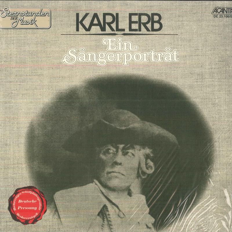 LP Record KARL ERB - Karl Erb - Ein Sangerportrat DE231067 ACANTA 1978 Germany Classical Used
LP Record KARL ERB - Karl Erb - Ein Sangerportrat DE231067 ACANTA 1978 Germany Classical Used