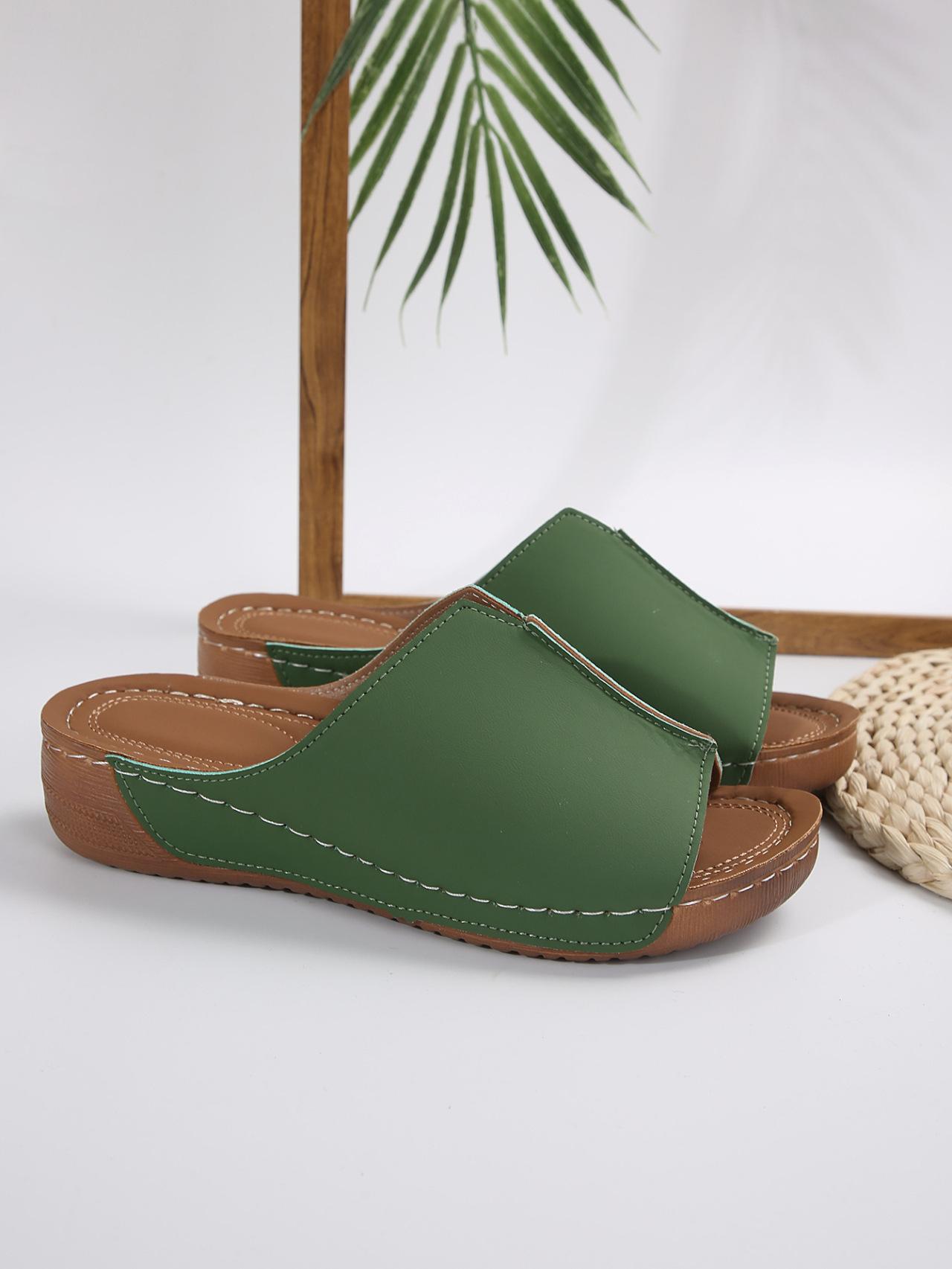 Европейские и американские тапочки с покатым каблуком и рыбьим ртом женские 2024 новые летние тапочки для отдыха импортные торговые тапочки большого размера женские производитель 43 зелёный
Европейские и американские тапочки с покатым каблуком и рыбьим ртом женские 2024 новые летние тапочки для отдыха импортные торговые тапочки большого размера женские производитель 43 зелёный