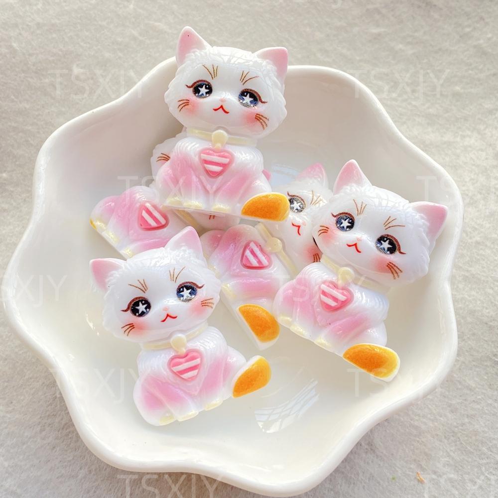 6PCS New Colorful cute cartoon 3D animal kitten Flat back Cabochon Stone Scrapbook DIY Decor Figurines Crafts Accessories
6PCS New Colorful cute cartoon 3D animal kitten Flat back Cabochon Stone Scrapbook DIY Decor Figurines Crafts Accessories