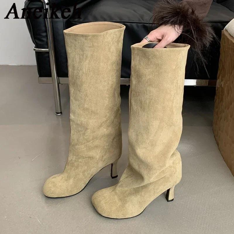 Eilyken Winter Street Style Square Toe Knee-High Women Boots Punk Thin High Heels Shoes Female Long Booties Zapatos De Mujer 35 абрикосовий
Eilyken Winter Street Style Square Toe Knee-High Women Boots Punk Thin High Heels Shoes Female Long Booties Zapatos De Mujer 35 абрикосовий