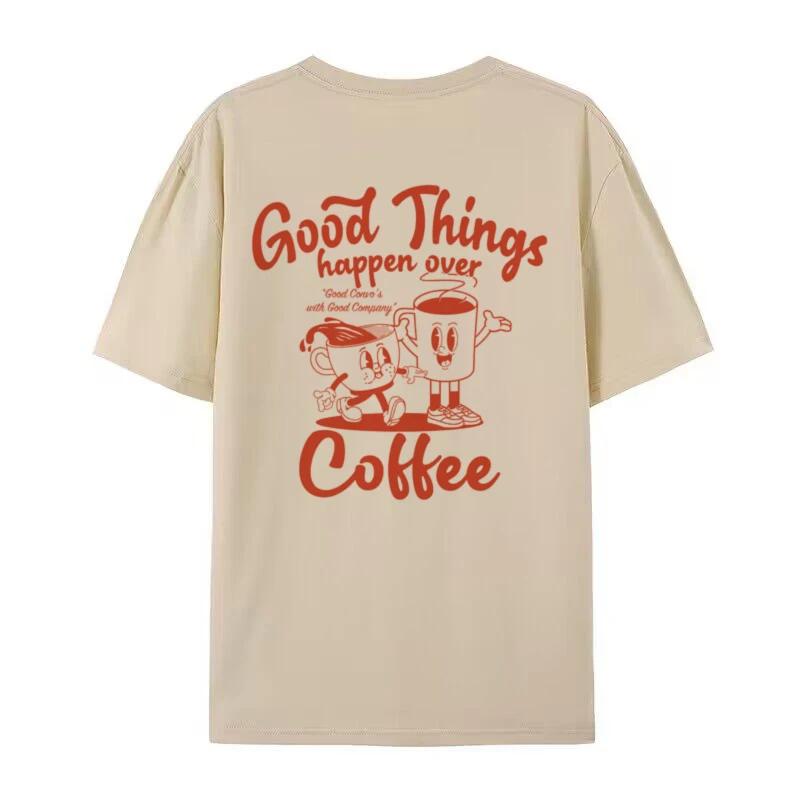 Women 90s Retro Coffee Inspirational T Shirt Hippie Funny Caffeine Lover TShirts Unisex Loose Cute Vintage Graphic Tees Gifts 4XL
Women 90s Retro Coffee Inspirational T Shirt Hippie Funny Caffeine Lover TShirts Unisex Loose Cute Vintage Graphic Tees Gifts 4XL