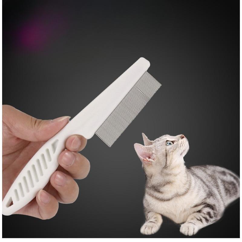 Cat Flea Comb with Flat and Non-slip Steel Needles for Removing Fleas. Pet Product. opp bag Small
Cat Flea Comb with Flat and Non-slip Steel Needles for Removing Fleas. Pet Product. opp bag Small