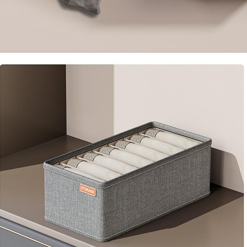 1 Pcs Multi-functional Underwear Organizer - Socks & Pants Sorting Box For Home Use With Dorm Room Grid Compartments
1 Pcs Multi-functional Underwear Organizer - Socks & Pants Sorting Box For Home Use With Dorm Room Grid Compartments