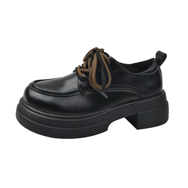 Весенние новые женские туфли на плоской подошве с круглым носком и толстой подошвой, черные, в британском стиле, с увеличенным каблуком, одинарные туфли в японском стиле 35
Весенние новые женские туфли на плоской подошве с круглым носком и толстой подошвой, черные, в британском стиле, с увеличенным каблуком, одинарные туфли в японском стиле 35