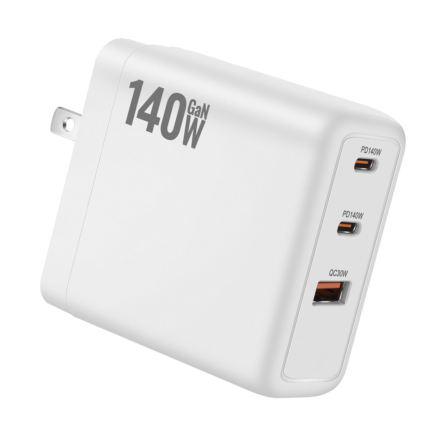140W GaN PD3.1 Fast Charger for Laptops & Drones, Multi-Port 140W 2C1A US білий
140W GaN PD3.1 Fast Charger for Laptops & Drones, Multi-Port 140W 2C1A US білий