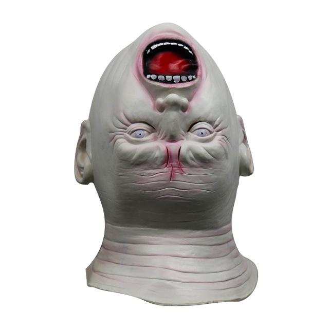 Halloween Horror Alien Headgear with Inverted Head Haunted House Zombie Demon Mask Turn your head upside dow
Halloween Horror Alien Headgear with Inverted Head Haunted House Zombie Demon Mask Turn your head upside dow