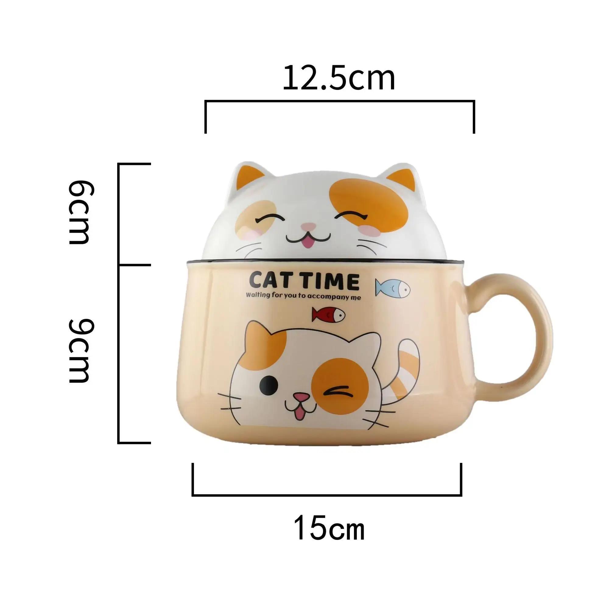 Cat Cover Bowl,Cute Ceramic Dormitory Student Large-capacity Instant Noodle Bowl with Lid Ceramic Handle Tableware Gifts for Mom 1000ml бежевий
Cat Cover Bowl,Cute Ceramic Dormitory Student Large-capacity Instant Noodle Bowl with Lid Ceramic Handle Tableware Gifts for Mom 1000ml бежевий
