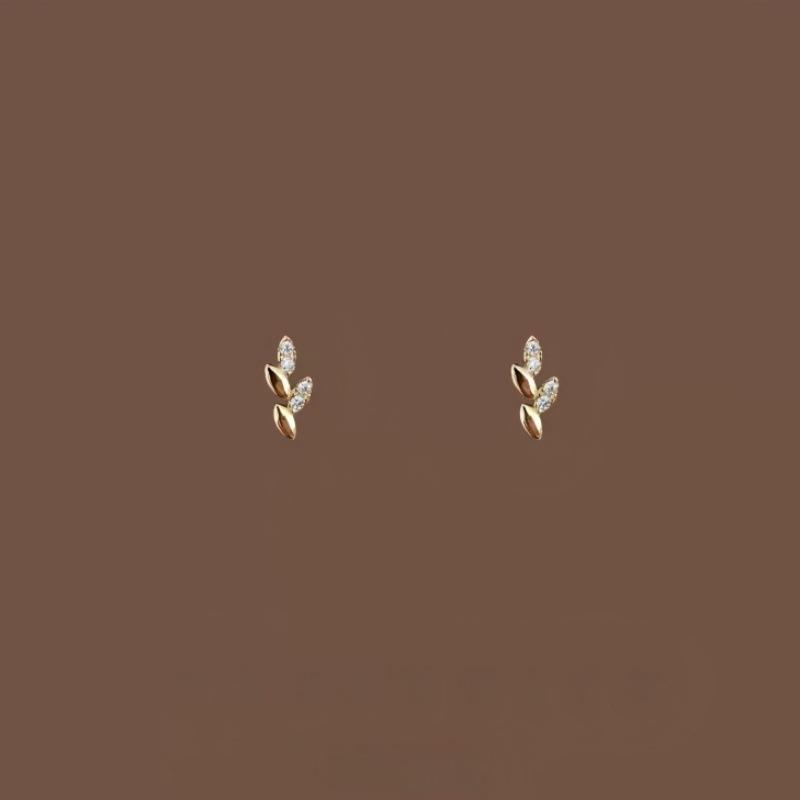 Simple wheat ears, mini small leaf studs that do not need to be picked when sleeping, women s niche exquisite earrings and ear jewelry
Simple wheat ears, mini small leaf studs that do not need to be picked when sleeping, women s niche exquisite earrings and ear jewelry