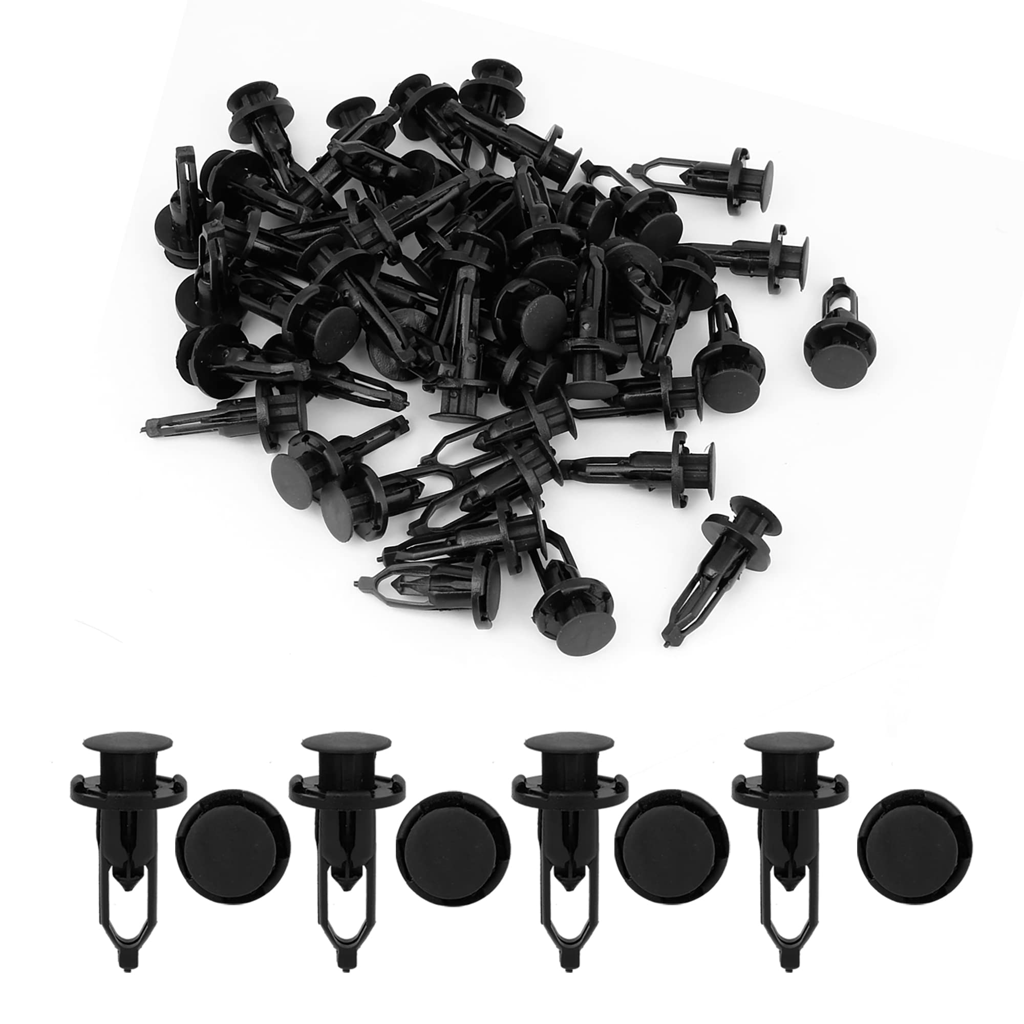 ACROPIX 9mm Hole Diameter Retainer Clip Plastic Rivet Drive Mud Flap Bumper Fender Push Clip Fit Toyota Black 50pcs 18x28mm чорний
ACROPIX 9mm Hole Diameter Retainer Clip Plastic Rivet Drive Mud Flap Bumper Fender Push Clip Fit Toyota Black 50pcs 18x28mm чорний