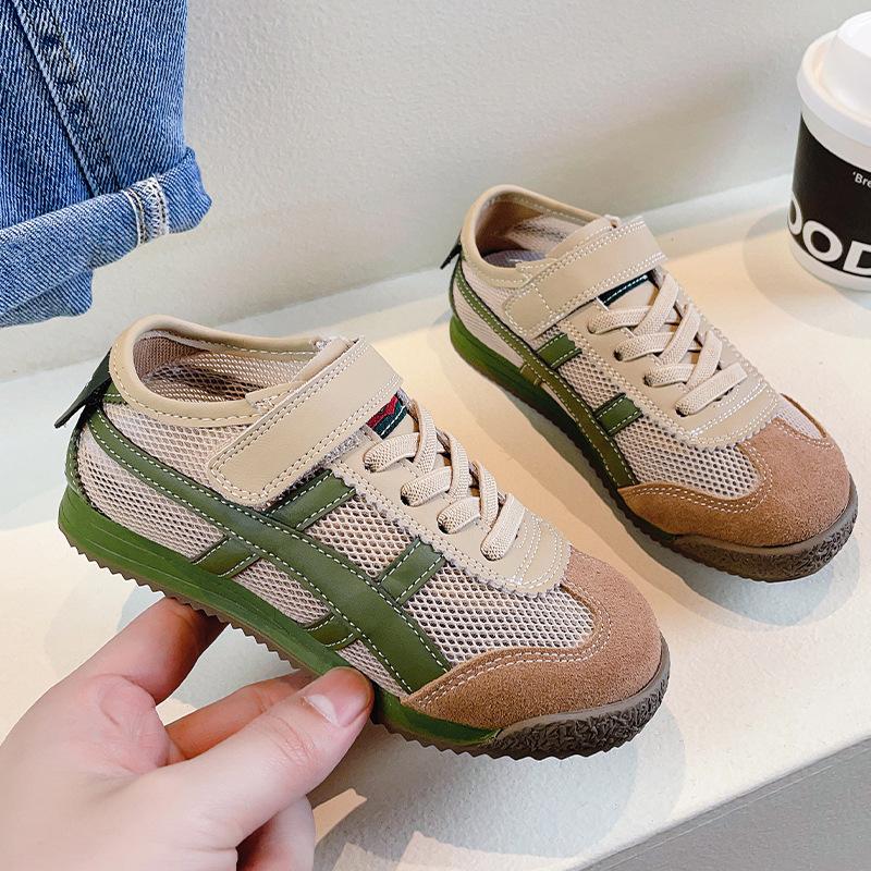 Модная ретро обувь для мальчиков Forrest Gump весна и лето новая детская спортивная обувь повседневная обувь сетчатая обувь для девочек 36 inner length 22cm