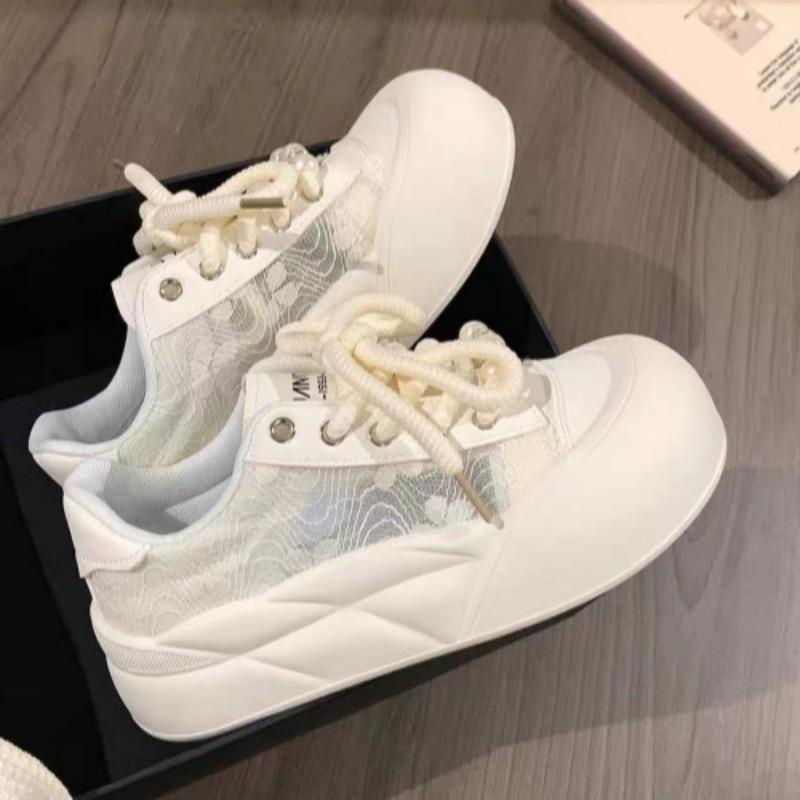 Thick-soled heightening bow round head white shoes women s 2025 new summer versatile sports board shoes 35
Thick-soled heightening bow round head white shoes women s 2025 new summer versatile sports board shoes 35