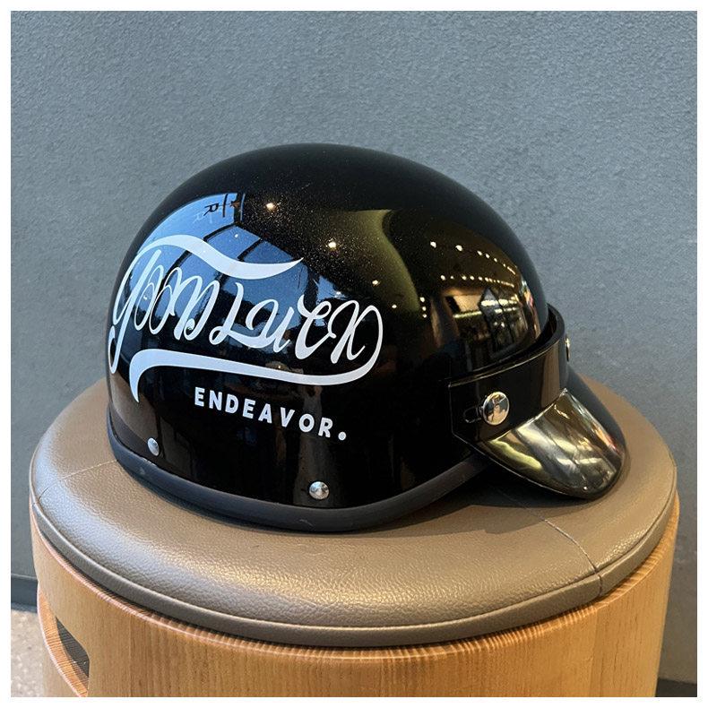 Retro 3C Certified Half Motorcycle Helmet for Men & Women - Summer Sun Protection Skull Cap One Size
Retro 3C Certified Half Motorcycle Helmet for Men & Women - Summer Sun Protection Skull Cap One Size