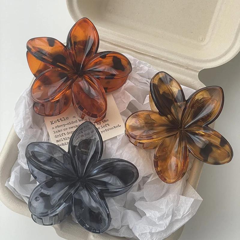 New 8CM Gradient Egg Flower Acrylic Hair Clip for Women Vintage Hair Claws Crab Clamp Barrettes Girl Headwear Accessories
New 8CM Gradient Egg Flower Acrylic Hair Clip for Women Vintage Hair Claws Crab Clamp Barrettes Girl Headwear Accessories