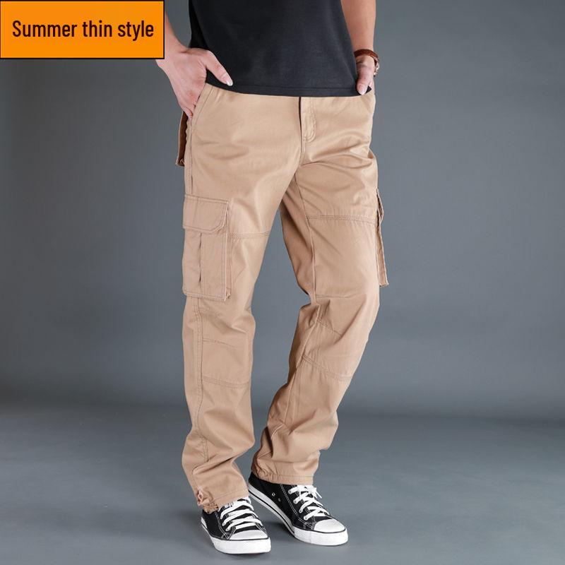 Мужские рабочие брюки на все четыре сезона: Свободный прямой крой, износостойкий, многокарманный, повседневный стиль. 4XL (Around 220 Jin) 40-42
Мужские рабочие брюки на все четыре сезона: Свободный прямой крой, износостойкий, многокарманный, повседневный стиль. 4XL (Around 220 Jin) 40-42