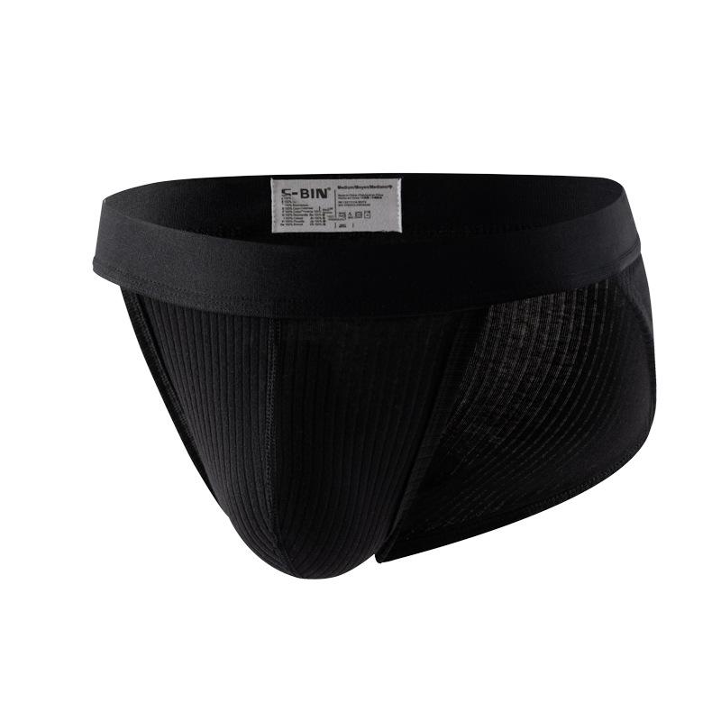 Мужские трусы-слипы в рубчик из чистого хлопка - Однотонные, Дышащие, Влагоотводящие, С высоким вырезом, С большим гульфиком, Четыре сезона. XL (78-95 kg) чёрный
Мужские трусы-слипы в рубчик из чистого хлопка - Однотонные, Дышащие, Влагоотводящие, С высоким вырезом, С большим гульфиком, Четыре сезона. XL (78-95 kg) чёрный
