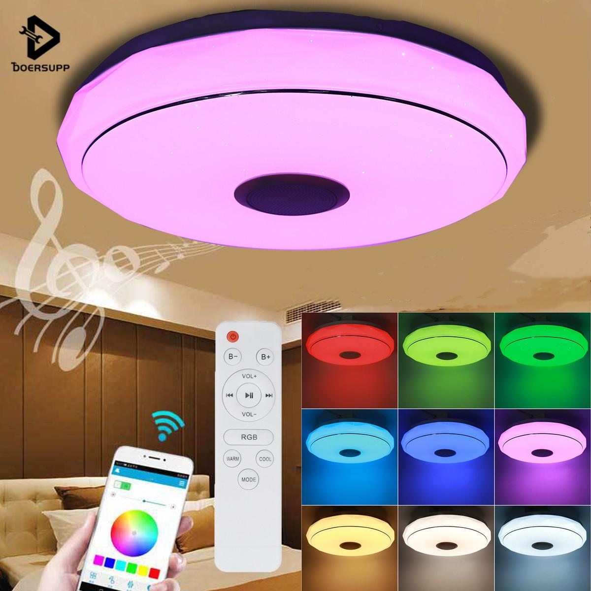 Doersupp 33/40CM Современная RGB лампа LED Панель Потолочный светильник Спальня bluetooth Музыка Celling Light Smart APP Пульт дистанционного управления с настройкой таймера
Doersupp 33/40CM Современная RGB лампа LED Панель Потолочный светильник Спальня bluetooth Музыка Celling Light Smart APP Пульт дистанционного управления с настройкой таймера