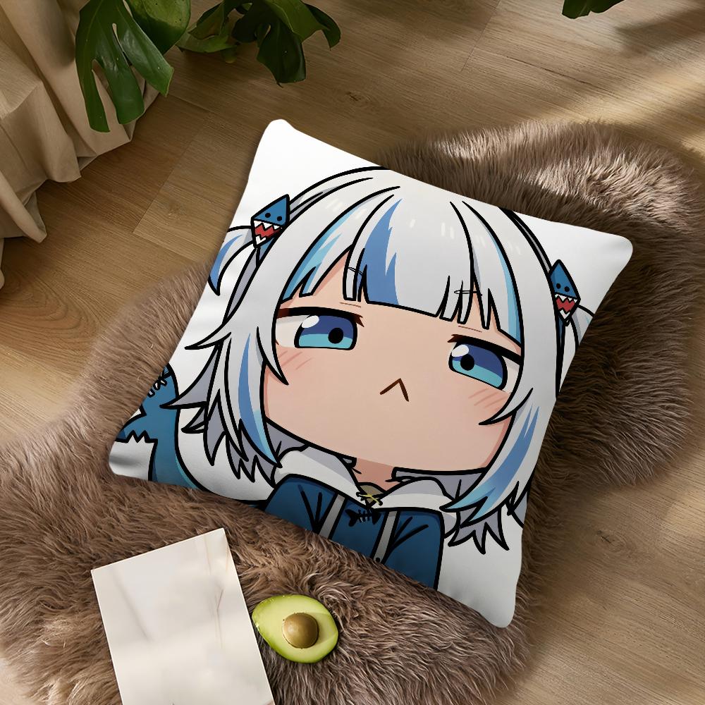 Cute Gawr Gura Vtuber Q Version kawaii cushion cover For Bedroom Car Coffee Shop Soft Living Room Sofa Decorative Pillow Case 30cmx30cm
Cute Gawr Gura Vtuber Q Version kawaii cushion cover For Bedroom Car Coffee Shop Soft Living Room Sofa Decorative Pillow Case 30cmx30cm