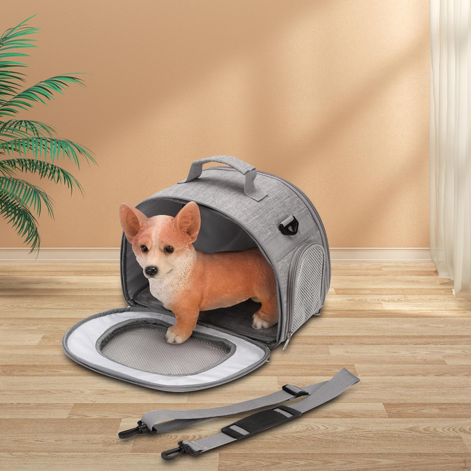 Dog Cat Carrier Bag Shoulder Strap Carrying Handbag for Pet Supplies Small Animals 40x30x26cm
Dog Cat Carrier Bag Shoulder Strap Carrying Handbag for Pet Supplies Small Animals 40x30x26cm