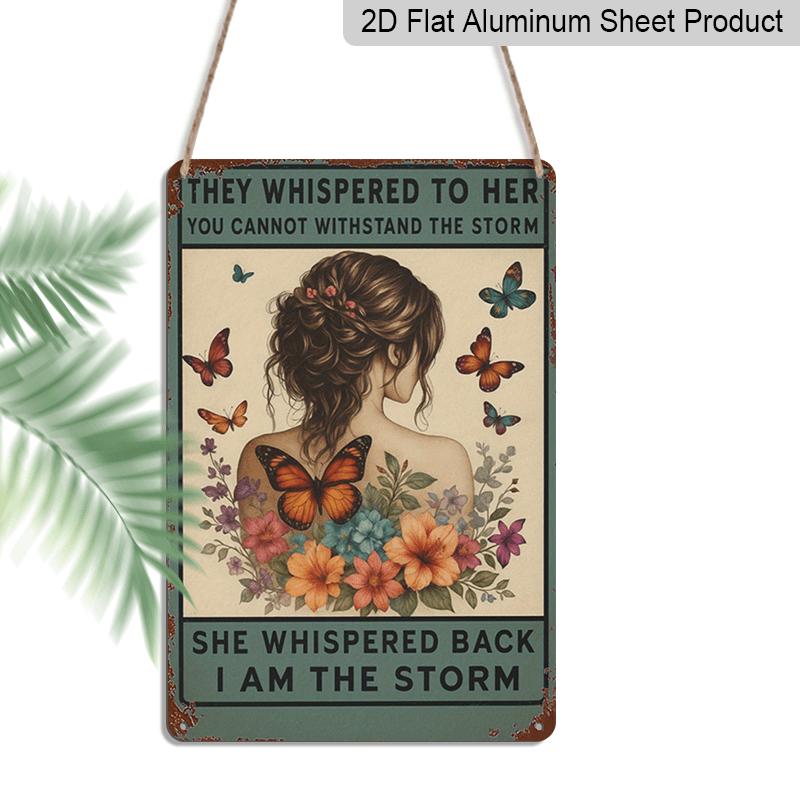 2D Flat 1pc Metal Sign, Resilient Storm: Inspirational Women s Aluminium Sign , 8x12 Inches Metal Plaque, Indoor Wall Art | Cozy Room Accent 20*30cm
2D Flat 1pc Metal Sign, Resilient Storm: Inspirational Women s Aluminium Sign , 8x12 Inches Metal Plaque, Indoor Wall Art | Cozy Room Accent 20*30cm