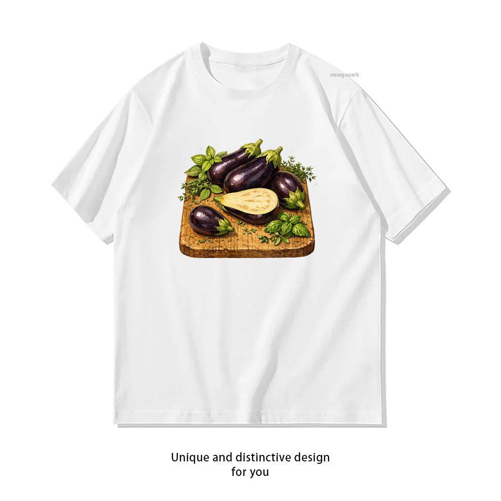 Vintage Eggplant Botanical Illustration Antique Kitchen Garden tshirt Women Unisex Casual cotton graphic t shirts Adult streetwear 4XL
Vintage Eggplant Botanical Illustration Antique Kitchen Garden tshirt Women Unisex Casual cotton graphic t shirts Adult streetwear 4XL
