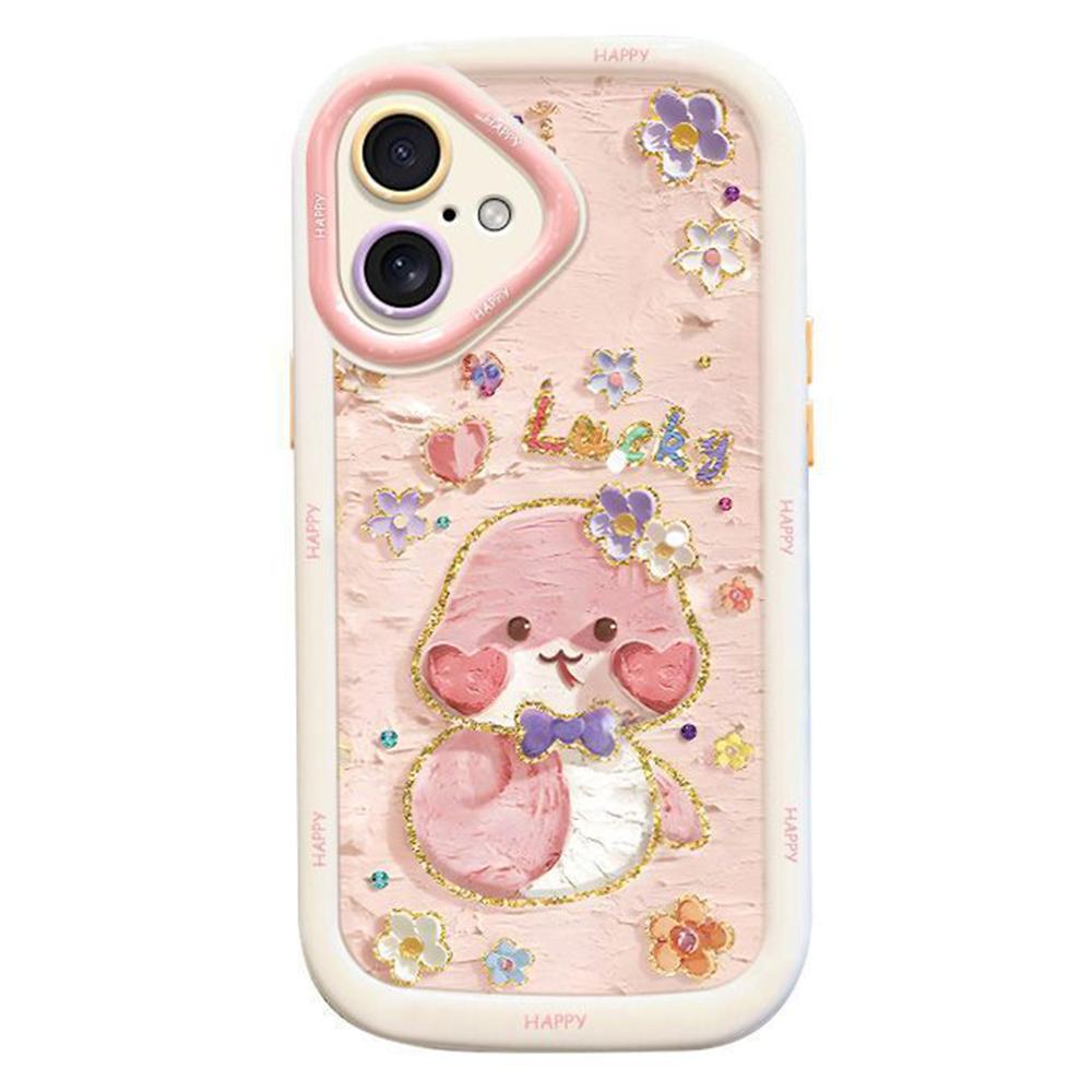 For iPhone 16 Plus Case with Strap Lucky Snake Pattern Design TPU+PC Protective Phone Cover A
For iPhone 16 Plus Case with Strap Lucky Snake Pattern Design TPU+PC Protective Phone Cover A