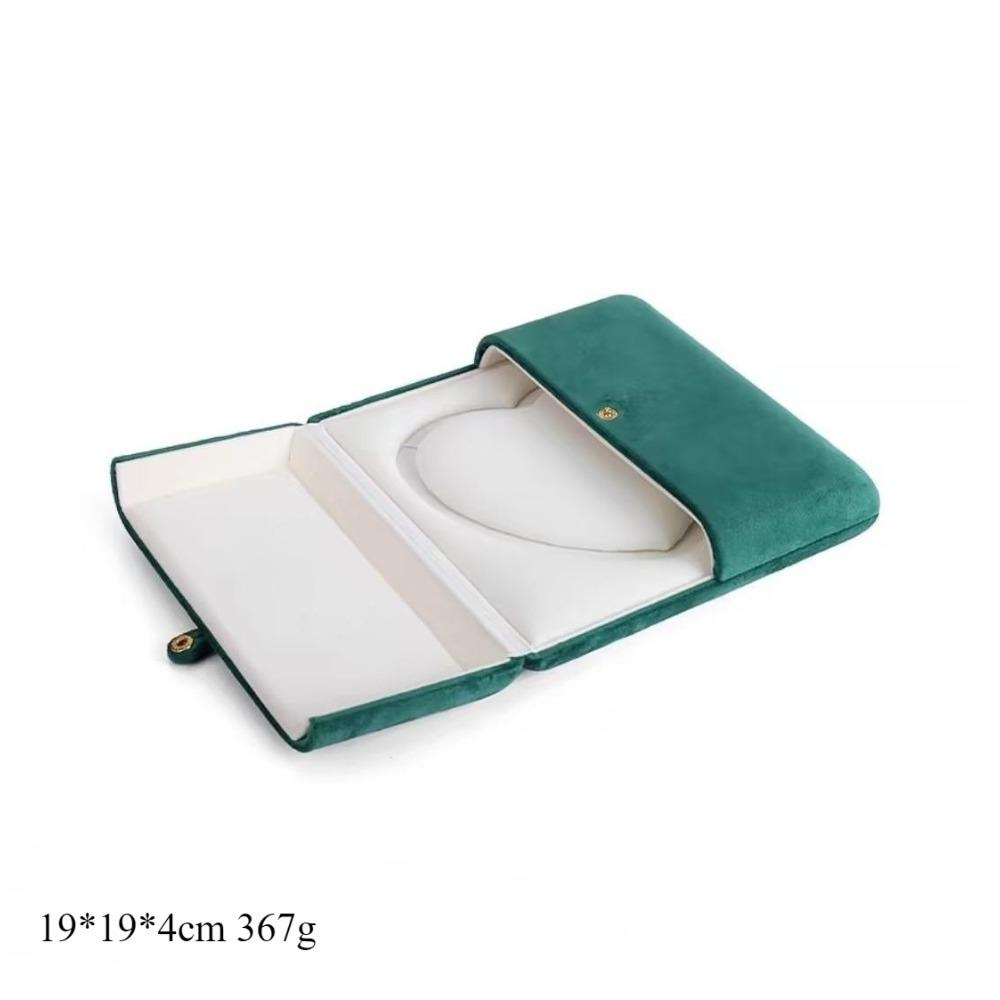 Double opening velvet pearl necklace box, jewelry set box, pearl box gift box, pearl necklace packaging box
Double opening velvet pearl necklace box, jewelry set box, pearl box gift box, pearl necklace packaging box