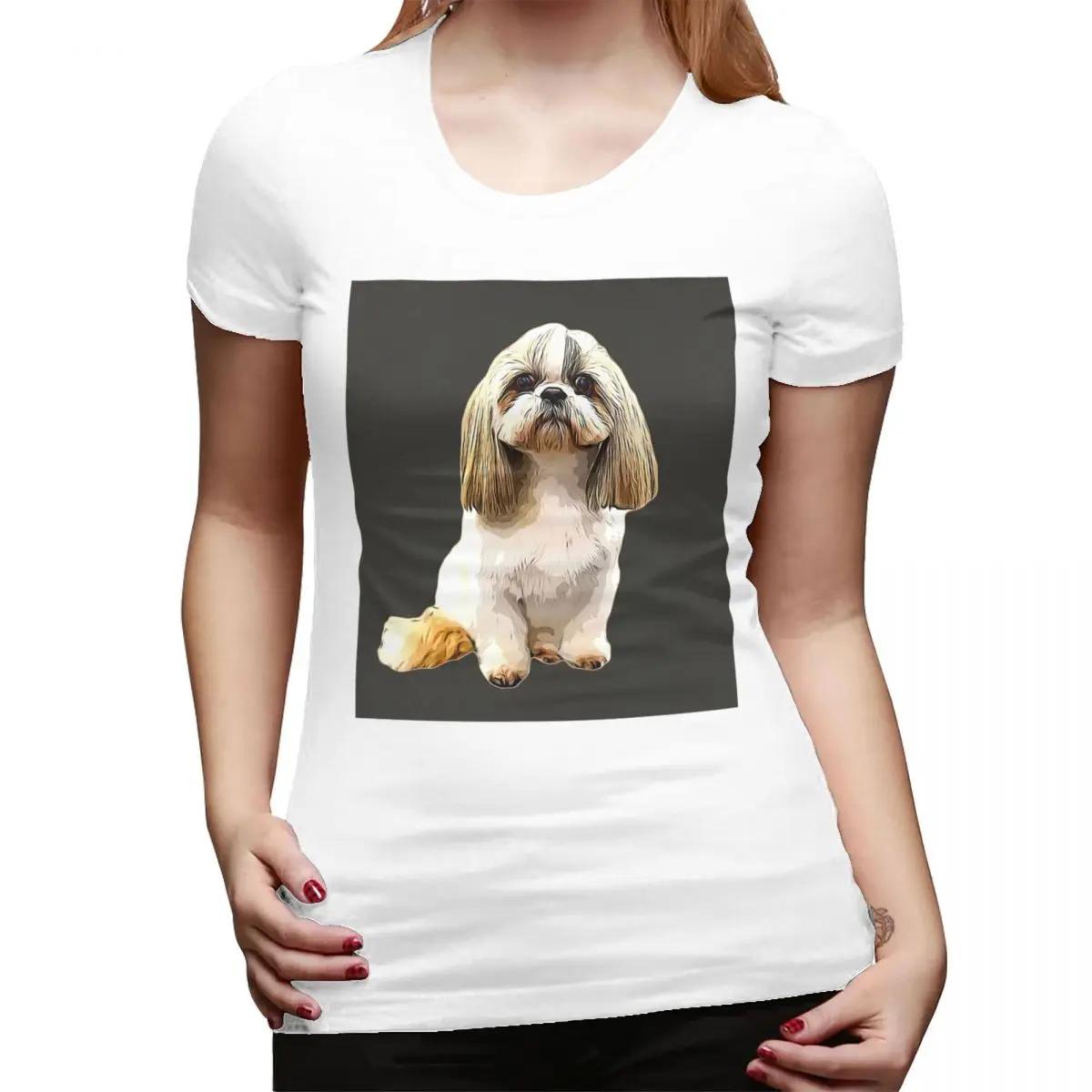 Shih Tzu Dog TShirt for Women Round Neck Streetwear T Shirts Womens Tees Short Summer Clothes Tops S
Shih Tzu Dog TShirt for Women Round Neck Streetwear T Shirts Womens Tees Short Summer Clothes Tops S