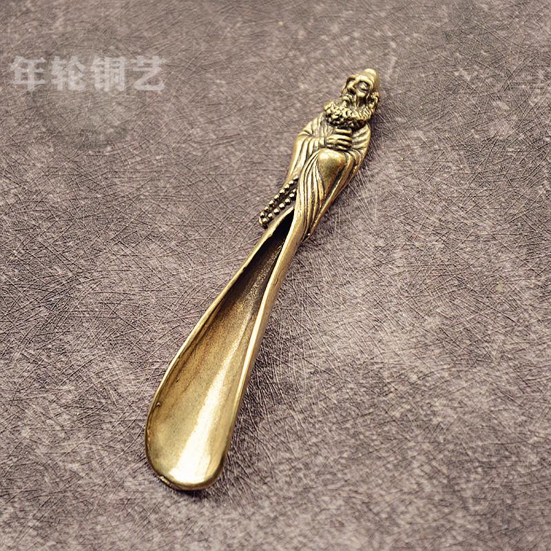 New Style Creative Tea Scoops Shovel Brass Copper Lotus Root Bamboo Tableware Coffee Spoon Pet Ceremony Ice Cream
New Style Creative Tea Scoops Shovel Brass Copper Lotus Root Bamboo Tableware Coffee Spoon Pet Ceremony Ice Cream