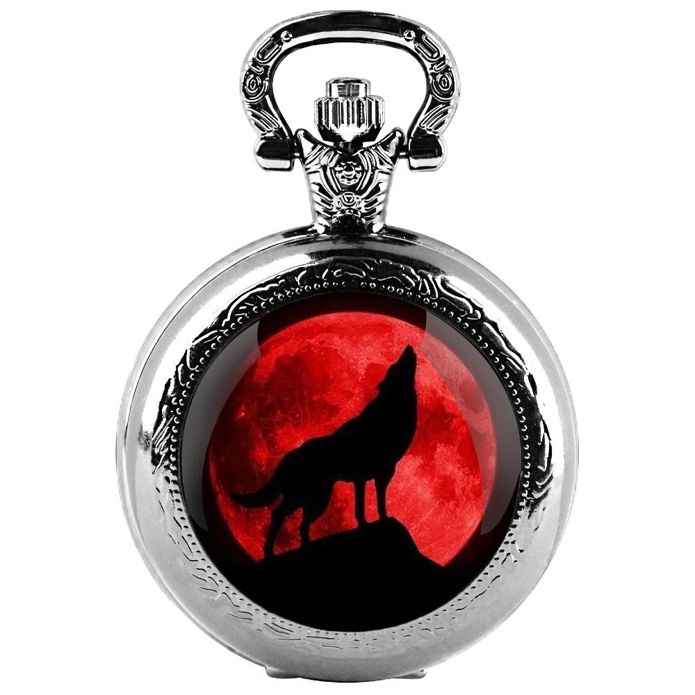 Vintage Howling Wolf Glass Dome Quartz Pocket Watch Retro Pendant Necklace Chain for Men Women Birthday Anniversary Jewelry Gift
Vintage Howling Wolf Glass Dome Quartz Pocket Watch Retro Pendant Necklace Chain for Men Women Birthday Anniversary Jewelry Gift