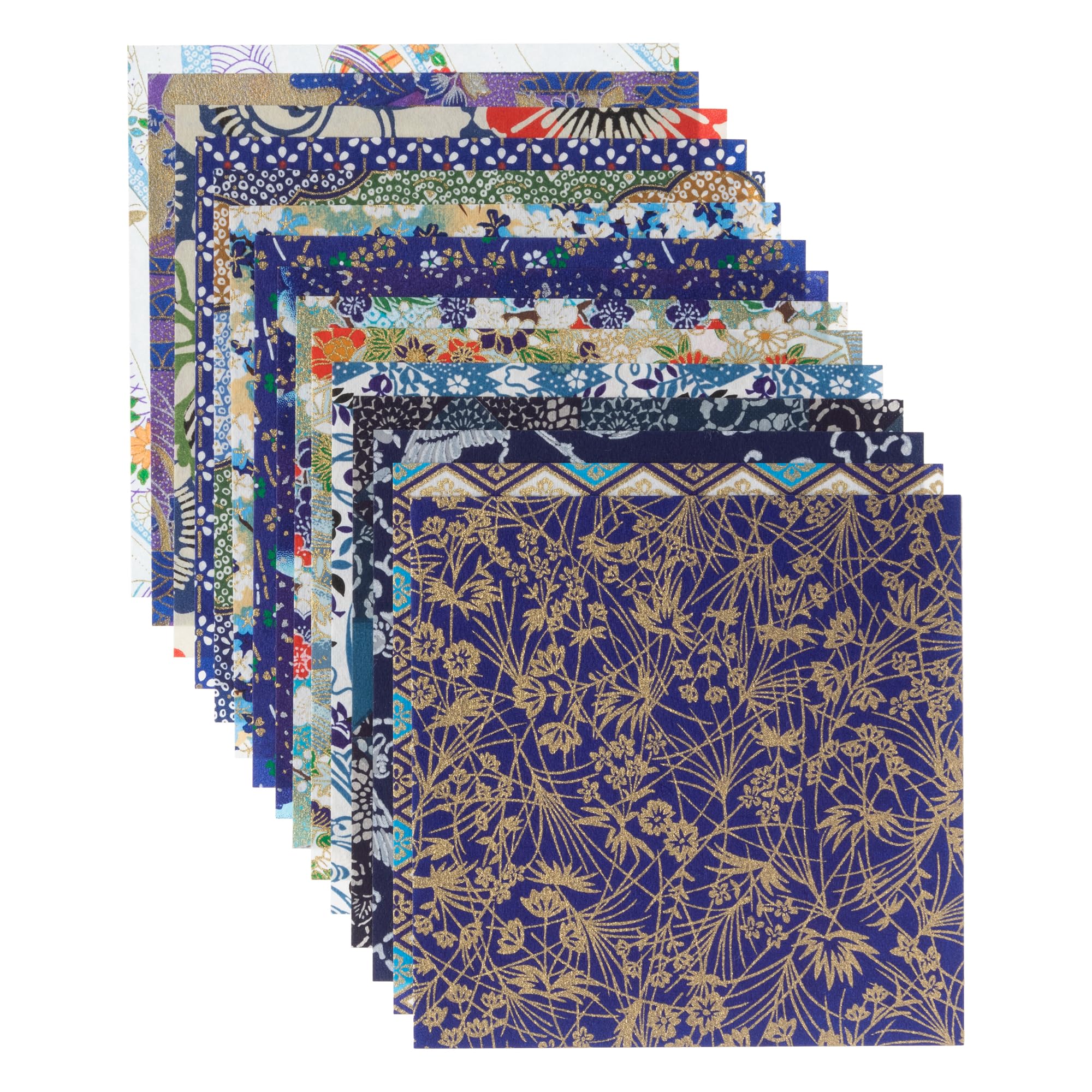 Kawasumi Washi Chiyogami Yuzen Washi 15 15 Blue Set B Paper, 15x15cm, Patterns, Sheets,
Kawasumi Washi Chiyogami Yuzen Washi 15 15 Blue Set B Paper, 15x15cm, Patterns, Sheets,